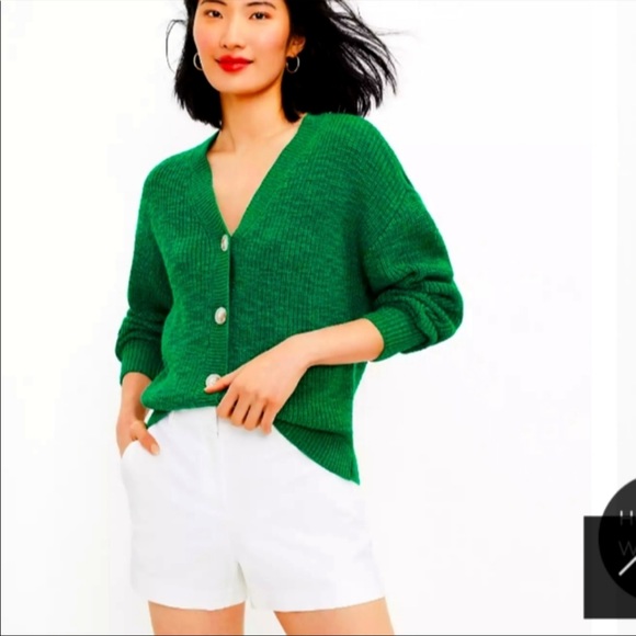 Ann Taylor LOFT Pure White Rivera shorts Size 4 Small - Picture 2 of 8